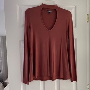 Express rust colored top